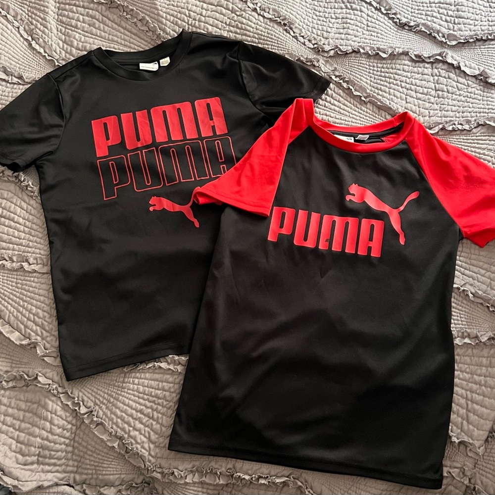 Lot of 2 boys PUMA Tees